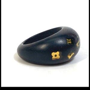 LOUIS VUITTON Wooden Ring Size 6.5